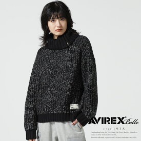 ☆★タイムセール｜AVIREX 公式通販 | TURTLE MELANGE KNIT TOPS/ タートルメランジニットトップス(アビレックス アヴィレックス)レディース 女性※セール品につき交換 返品不可