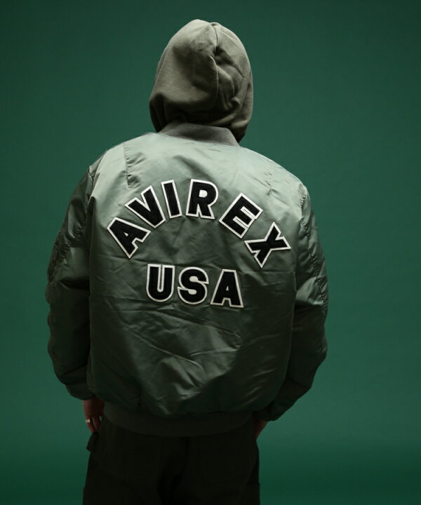 楽天市場】AVIREX 公式通販｜ 背中にロゴ！定番フライトジャケット 新  