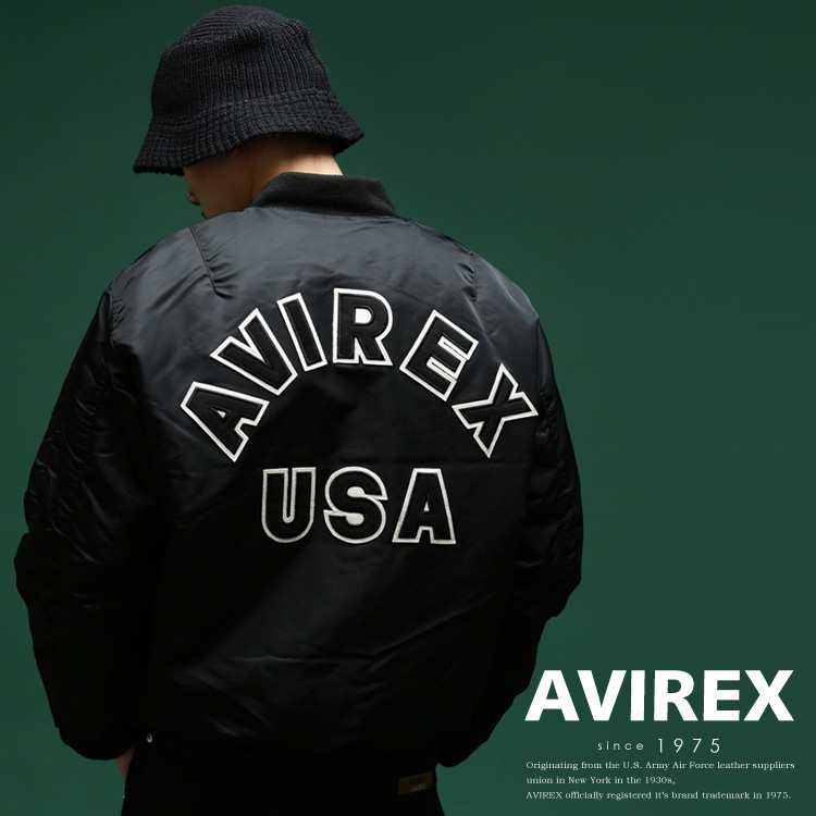 楽天市場】AVIREX 公式通販｜ 背中にロゴ！定番フライトジャケット 新