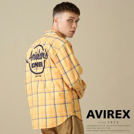 ☆★タイムセール｜AVIREX 公式通販｜CHECK WORK SHIRT Aviators Diner/チェック ワークシャツ アヴィエーターズ ダイナー(アビレックス アヴィレックス)メンズ 男性※セール品につき交換 返品不可