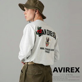 ☆★タイムセール｜AVIREX 公式通販 |SAN DIEGO POCEKT T-SHIRT / サンディエゴ ポケット 長袖 T-シャツ(アビレックス アヴィレックス)メンズ 男性※セール品につき交換 返品不可