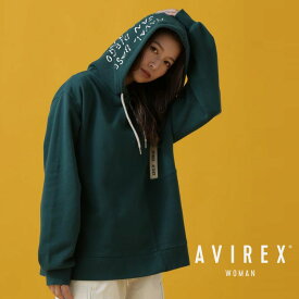 ★SALE｜AVIREX 公式通販 |NEW RANDOM SWITCHING PULLOVER PARKA/ ランダムスイッチング プルオーバーパーカー(アビレックス アヴィレックス)レディース 女性※セール品につき交換 返品不可