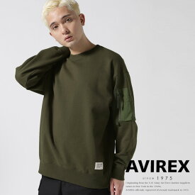 ☆★タイムセール｜AVIREX 公式通販 | バギー フィット シガーポケット スウェット/BAGGY FIT CIGAR-POCKET SWEAT(アビレックス アヴィレックス)※セール品につき交換 返品不可