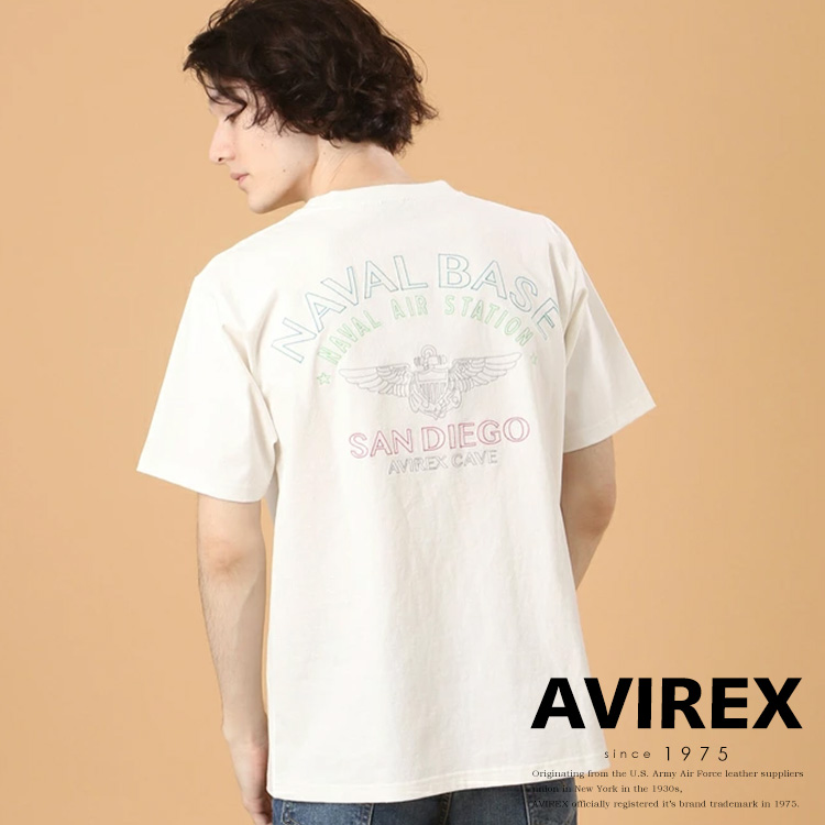 楽天市場】☆SALE｜AVIREX 公式通販 | ネオンカラー ナバル Tシャツ