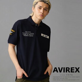 AVIREX 公式通販 | NAVAL PATCHED POLO SHIRT(アビレックス アヴィレックス)メンズ 男性