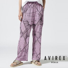 ★SALE｜AVIREX 公式通販｜【直営店限定】BANDANA CHART MIX CUT PLEATED PANTS/プリーツ パンツ(アビレックス アヴィレックス)レディース 女性※セール品につき交換 返品不可