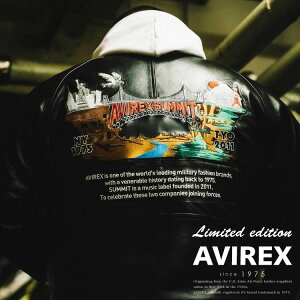 AVIREX ʔ |̓{HIPHOPV[郌[xwSUMMIT/T~bgxƁwAVIREXx^bOg݁AXyVȃU[X^Whbv!!sSUMMIT × AVIREXtLEATHER VARSITY JACKET(Ar