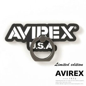 【AVIREX】《直営店限定》BUNKER RING 'AVIREX' / バンカー リング / スマホリング