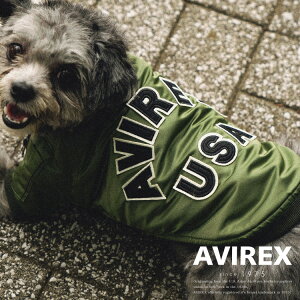 AVIREX ʔ́bsDOG WEAR/hbO EFAtMA-1 LOGO(ArbNX ABbNX) hbOEGA  