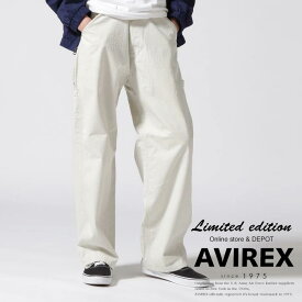 ☆★タイムセール｜AVIREX 公式通販｜《WEB&DEPOT限定》HERRINGBONE EASY PAINTER PANTS(アビレックス アヴィレックス)メンズ 男性※セール品につき交換 返品不可