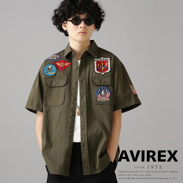 楽天市場】AVIREX 公式通販 |TOP GUNのワッペンディティールをタウン