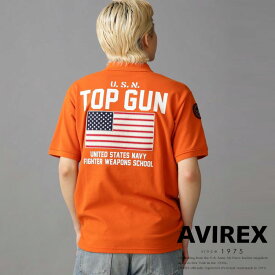 ★SALE｜AVIREX 公式通販｜POLO SHIRT FLAG/ポロシャツ フラッグ(アビレックス アヴィレックス)メンズ 男性※セール品につき交換 返品不可