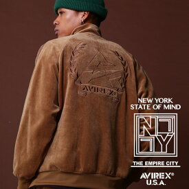 AVIREX 公式通販｜《COLLECTION》VELOUR TRACK JACKET /ベロア トラックジャケット(アビレックス アヴィレックス)メンズ 男性