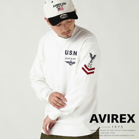 AVIREX 公式通販｜NAVAL L/S WAFFLE T-SHIRT/ネーバル ロングスリーブ ワッフルTシャツ(アビレックス アヴィレックス)メンズ 男性