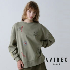 AVIREX 公式通販｜SCRIBBLING SWEAT/ スクリブリング スウェット(アビレックス アヴィレックス)レディース 女性