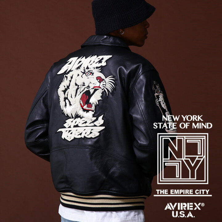 楽天市場】AVIREX 公式通販｜《COLLECTION》VARSITY JACKET TIGER  