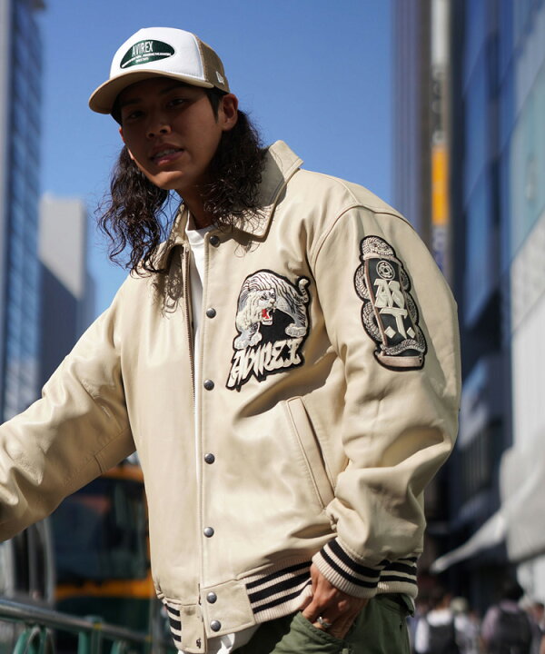 楽天市場】AVIREX 公式通販｜《COLLECTION》VARSITY JACKET TIGER 