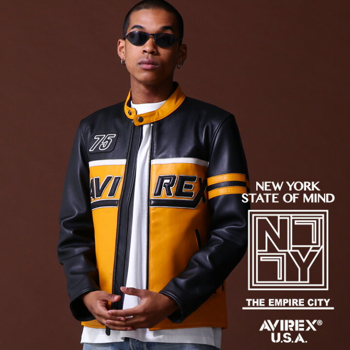 楽天市場】☆SALE｜AVIREX 公式通販｜《COLLECTION》LEATHER RACING 