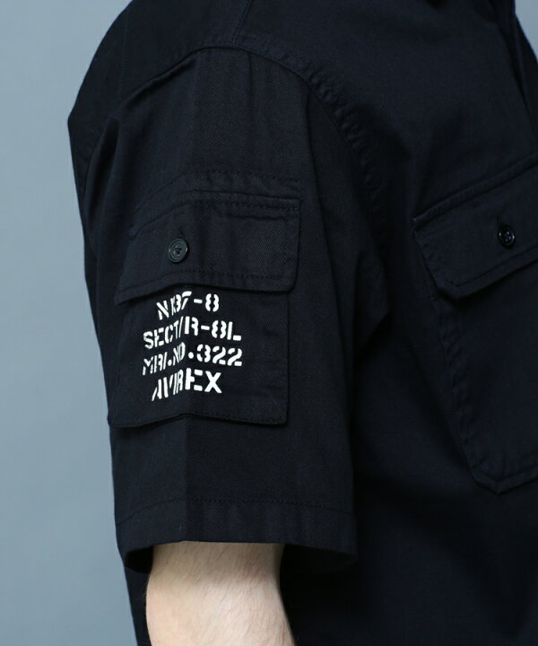 楽天市場】AVIREX 公式通販｜BASIC FATIGUE SHORT SLEEVE SHIRT 