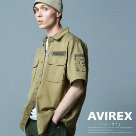 AVIREX 公式通販｜BASIC FATIGUE SHORT SLEEVE SHIRT / ベーシック ファティーグ 半袖 シャツ(アビレックス アヴィレックス)男性 メンズ