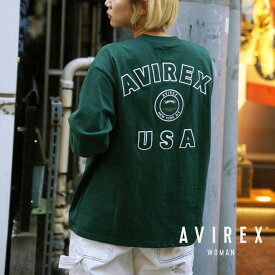 AVIREX 公式通販｜L/S VARSITY LOGO T-SHIRT/ バーシティロゴTシャツ(アビレックス アヴィレックス)レディース 女性