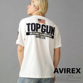 AVIREX 公式通販｜【新色『OLIVE』追加】TOP GUN PATCH & PRINT T-SHIRT / トップガン パッチ ＆ プリント Tシャツ(アビレックス アヴィレックス)メンズ 男性