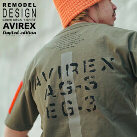 AVIREX 公式通販｜【再入荷】2023年夏に爆発的な人気を博した、リモデルTシャツが再入荷しました《WEB&DEPOT限定》 REMODEL DESIGN CREW NECK T-SHIRT/リモデル デザイン クルーネック Tシャツ(アビレックス アヴィレックス)メンズ 男性