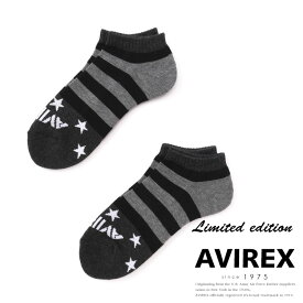 AVIREX 公式通販｜《直営店限定》USA アンクル ソックス / ANKLE SOCKS(アビレックス アヴィレックス)メンズ 男性靴下 二足組 2P セット 25〜27cm