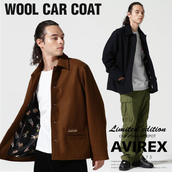 楽天市場】☆SALE｜AVIREX 公式通販 |《WEB限定》WOOL CAR COAT  