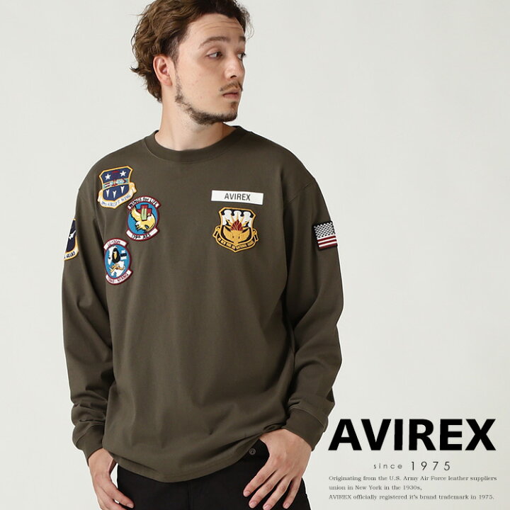 楽天市場】☆SALE｜AVIREX 公式通販｜L/S N.Y. A.N.G PATCH T-SHIRT/NY  