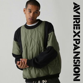 AVIREX 公式通販｜《AVIREX × EXPANSION》COMBI CREW JACKET / コンビ クルー ジャケット(アビレックス アヴィレックス)メンズ 男性