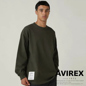 AVIREX ʔ́bBASIC HEAVY WEIGHT L/S T-SHIRT / x[VbN wr[EFCg  TVc (ArbNX ABbNX)Y j
