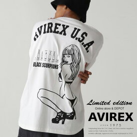 AVIREX 公式通販｜【再入荷】《WEB&DEPOT限定》BLACK SCORPION LONG SLEEVE T-SHIRT / ブラック スコーピオン 長袖Tシャツ(アビレックス アヴィレックス)メンズ 男性
