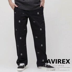 AVIREX 公式通販｜POINT EMBROIDERY CHINO PANTS / ポイント エンブロイダリー チノパンツ(アビレックス アヴィレックス)メンズ 男性