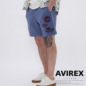 AVIREX 公式通販｜FADE WASH PATCH SHORT PANTS / フェイドウォッシュ パッチ ショートパンツ(アビレックス アヴィレックス)メンズ 男性