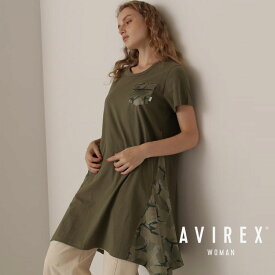 AVIREX 公式通販｜CAMO PRINT DRAPE ONE PIECE/カモプリント ドレープ ワンピース(アビレックス アヴィレックス)レディース 女性