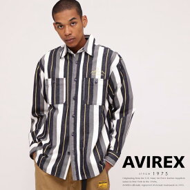 AVIREX 公式通販｜STRIPE DENIM SHIRT / ストライプ デニム シャツ(アビレックス アヴィレックス)メンズ 男性