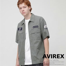 AVIREX 公式通販｜PIGMENT ZIP UP SHIRT / ピグメント ジップアップ シャツ(アビレックス アヴィレックス)メンズ 男性