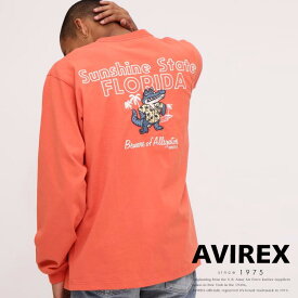 AVIREX 公式通販｜LONG SLEEVE FLORIDA ALLIGATORS T-SHIRT/フロリダ アリゲーター Tシャツ(アビレックス アヴィレックス)メンズ 男性