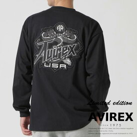 AVIREX 公式通販｜《直営店限定》TWIN DRAGON L/S T-SHIRT / ツイン ドラゴン 長袖 Tシャツ(アビレックス アヴィレックス)メンズ 男性