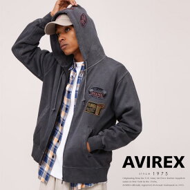 AVIREX 公式通販｜LONG SLEEVE FADE MIAMI PATCH PARKA/フェード マイアミ パッチ パーカー(アビレックス アヴィレックス)メンズ 男性