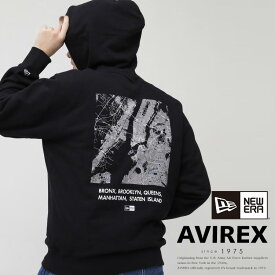 AVIREX 公式通販｜《AVIREX × NEW ERA》 NEW ERA PARKA NEW YORK MAP/ニューエラ パーカー ニューヨーク マップ(アビレックス アヴィレックス)メンズ 男性