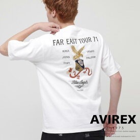 AVIREX 公式通販｜SUKA EMBROIDERY SHORT SLEEVE T-SHIRT / スカ エンブロイダリーT(アビレックス アヴィレックス)メンズ 男性