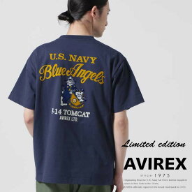 AVIREX 公式通販｜《直営店限定》BLUE ANGELS TOMCAT T-SHIRT / ブルーエンジェルス トムキャット Tシャツ(アビレックス アヴィレックス)メンズ 男性