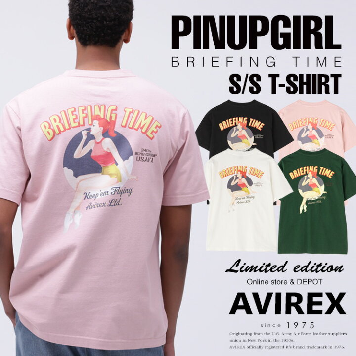楽天市場】AVIREX 公式通販｜《WEB&DEPOT限定》PINUP GIRL T-SHIRT 