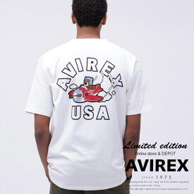 AVIREX 公式通販｜《WEB&DEPOT限定》FLYING BEAR T-SHIRT / フライング ベアー Tシャツ (アビレックス アヴィレックス)メンズ 男性