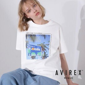 AVIREX 公式通販｜《直営店限定》FRONT PHOTO T-SHIRT/フロント フォト Tシャツ(アビレックス アヴィレックス)レディース 女性
