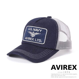 AVIREX 公式通販｜MESH CAP US NAVY / メッシュキャップ US ネイビー(アビレックス アヴィレックス)メンズ 男性 レディース 女性 男女兼用 ユニセックス