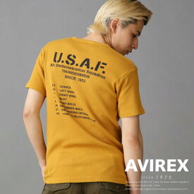 ★SALE｜AVIREX 公式通販｜SHORT SLEEVE WAFFLE T-SHIRT USAF / 半袖 ワッフル Tシャツ USAF(アビレックス アヴィレックス)メンズ 男性※セール品につき交換 返品不可
