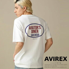 ☆★タイムセール｜AVIREX 公式通販｜WEST COAST T-SHIRT OVAL LOGO / ウェスト コースト Tシャツ オーバル ロゴ(アビレックス アヴィレックス)メンズ 男性※セール品につき交換 返品不可